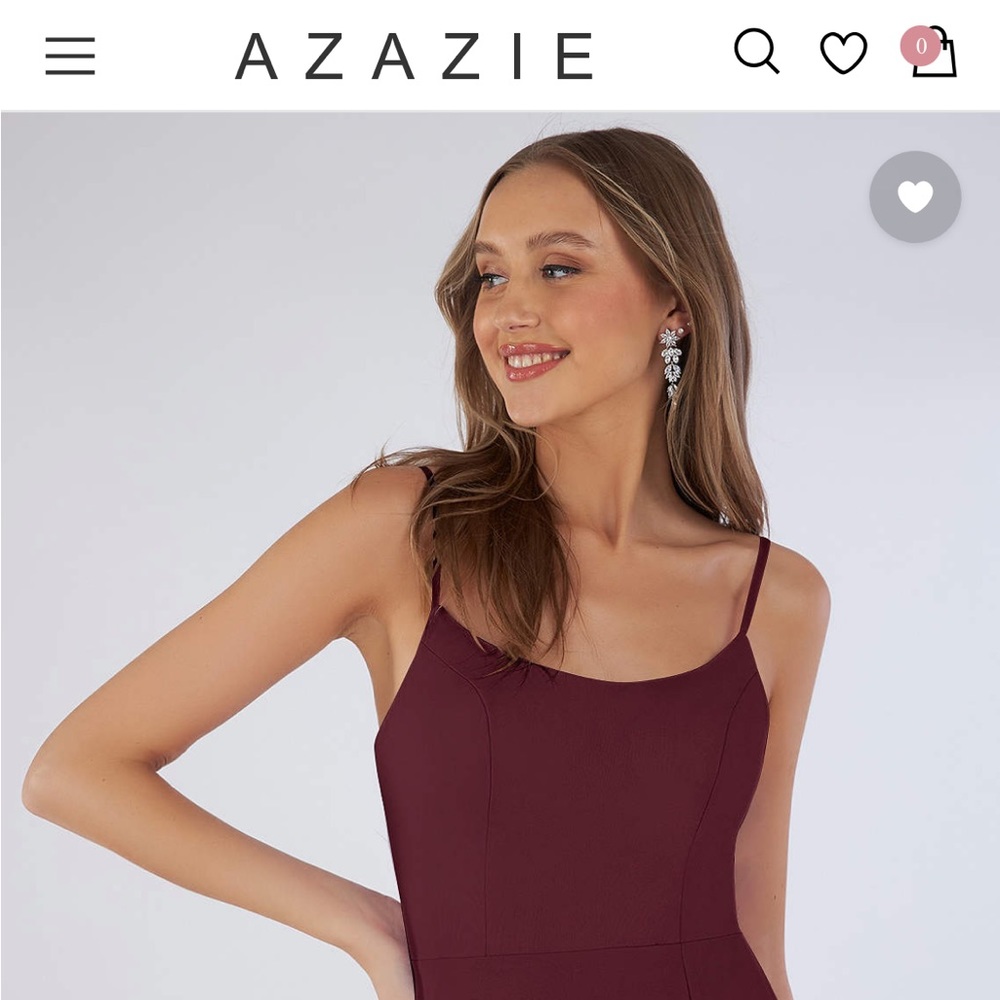 Azazie Cabernet Bridesmaid Dress